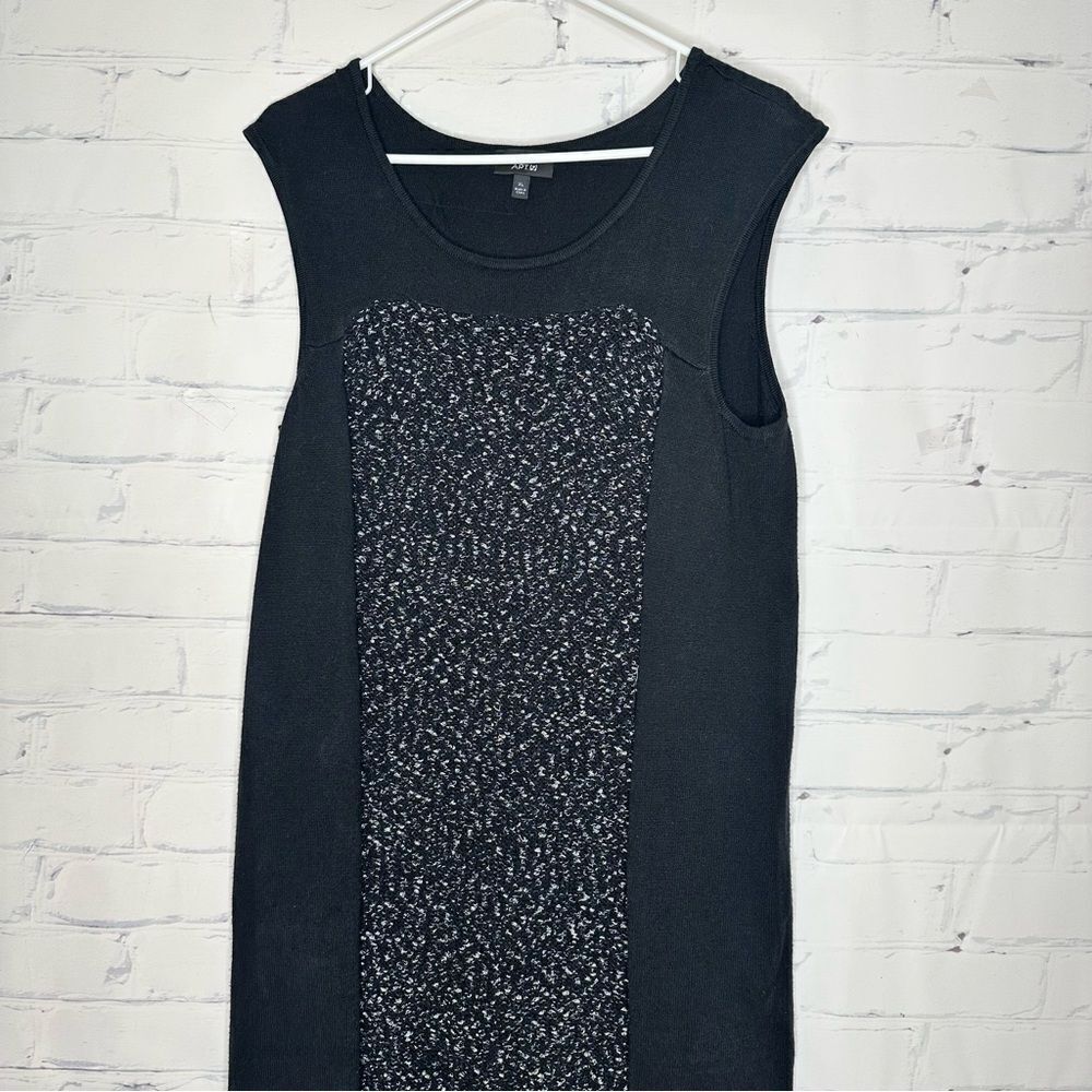 Apt 9 XL black & gray sweater dress
